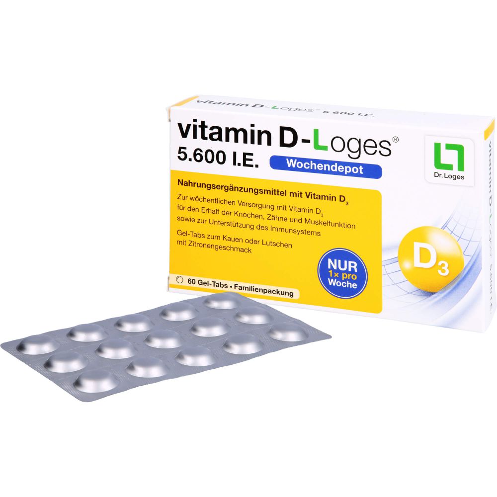 VITAMIN D-LOGES 5.600 I.E. Wo.Depot Kautabl.Fam.Pa