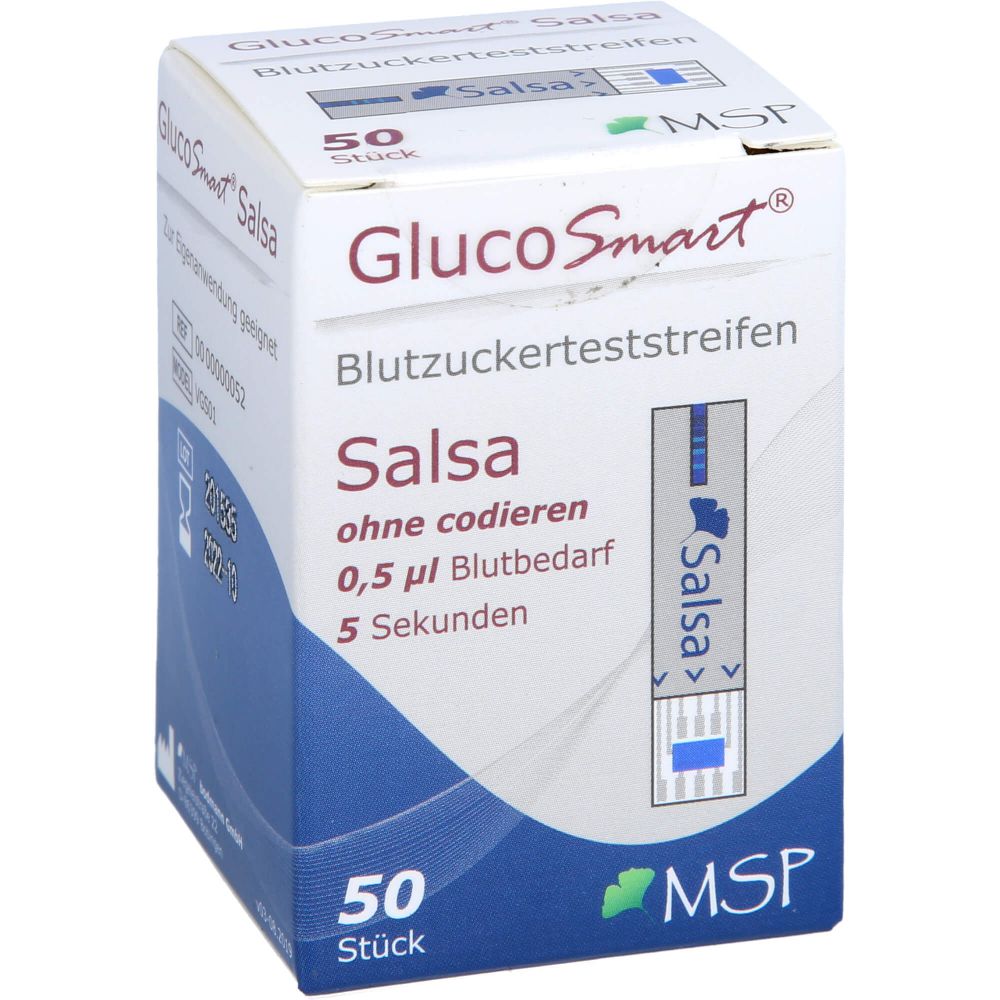 GLUCOSMART Salsa Blutzuckerteststreifen Dose