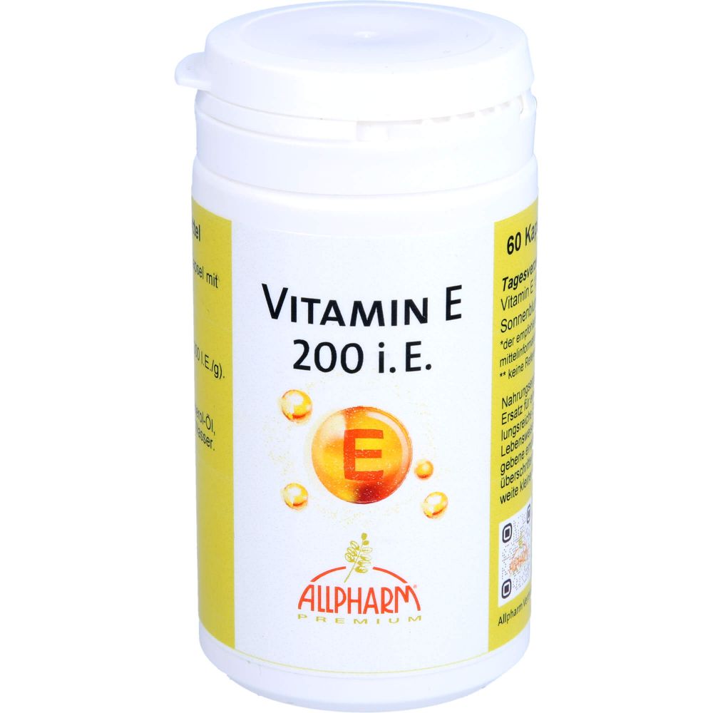 VITAMIN E ALLPHARM Premium 200 I.E. Kapseln