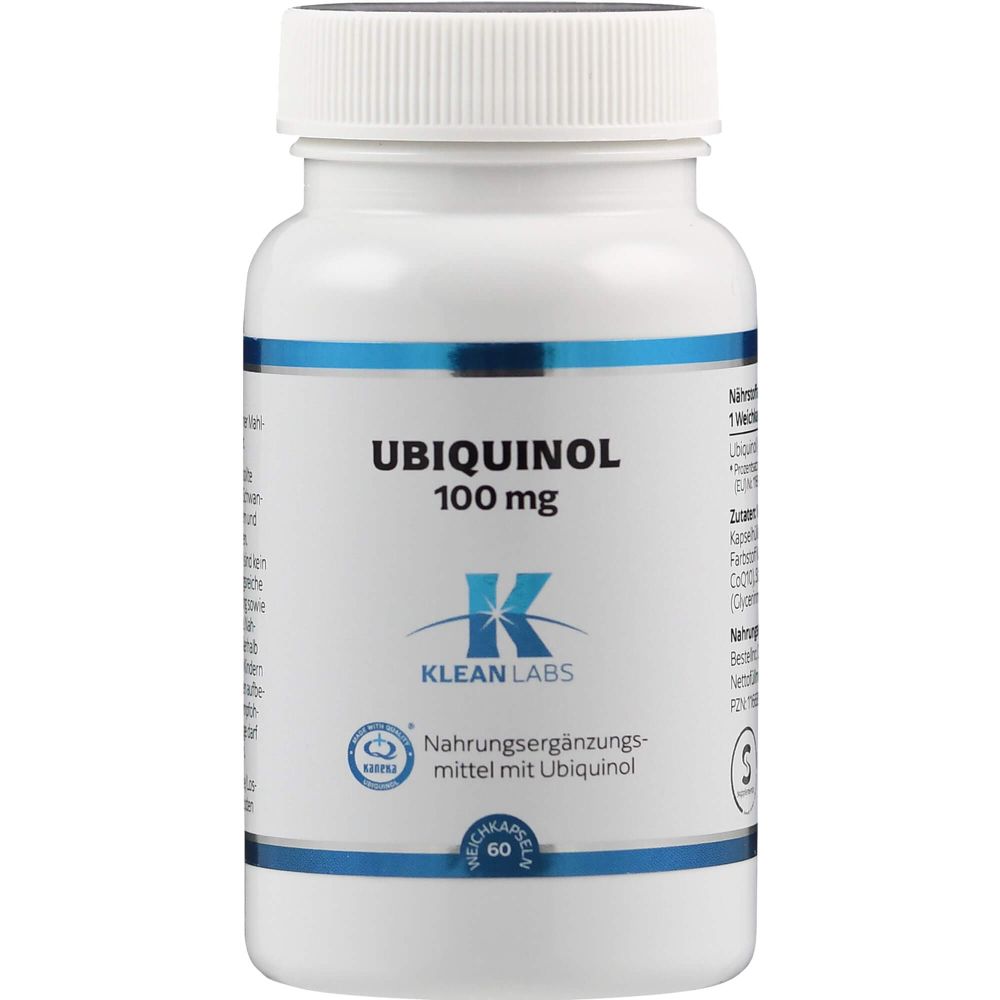 UBIQUINOL COENZYM Q10 reduziert 100 mg Kapseln