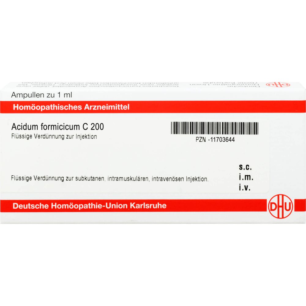 Acidum Formicicum C 200 Ampullen 8 ml