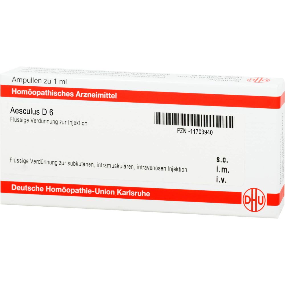 Aesculus D 6 Ampullen 8 ml
