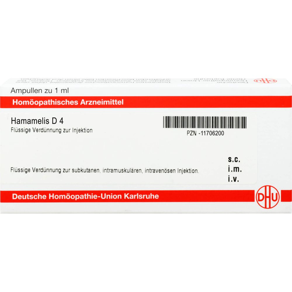 Hamamelis D 4 Ampullen 8 ml 8 ml