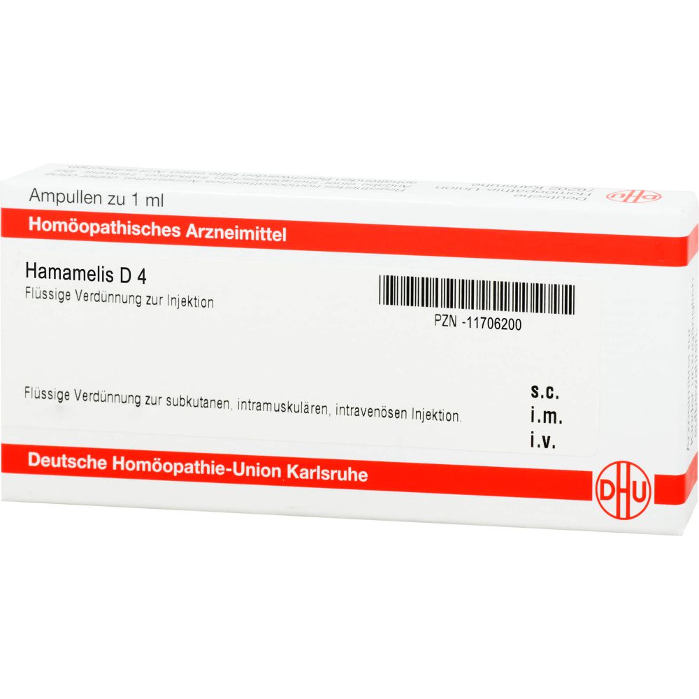 Hamamelis D 4 Ampullen 8 ml 8 ml