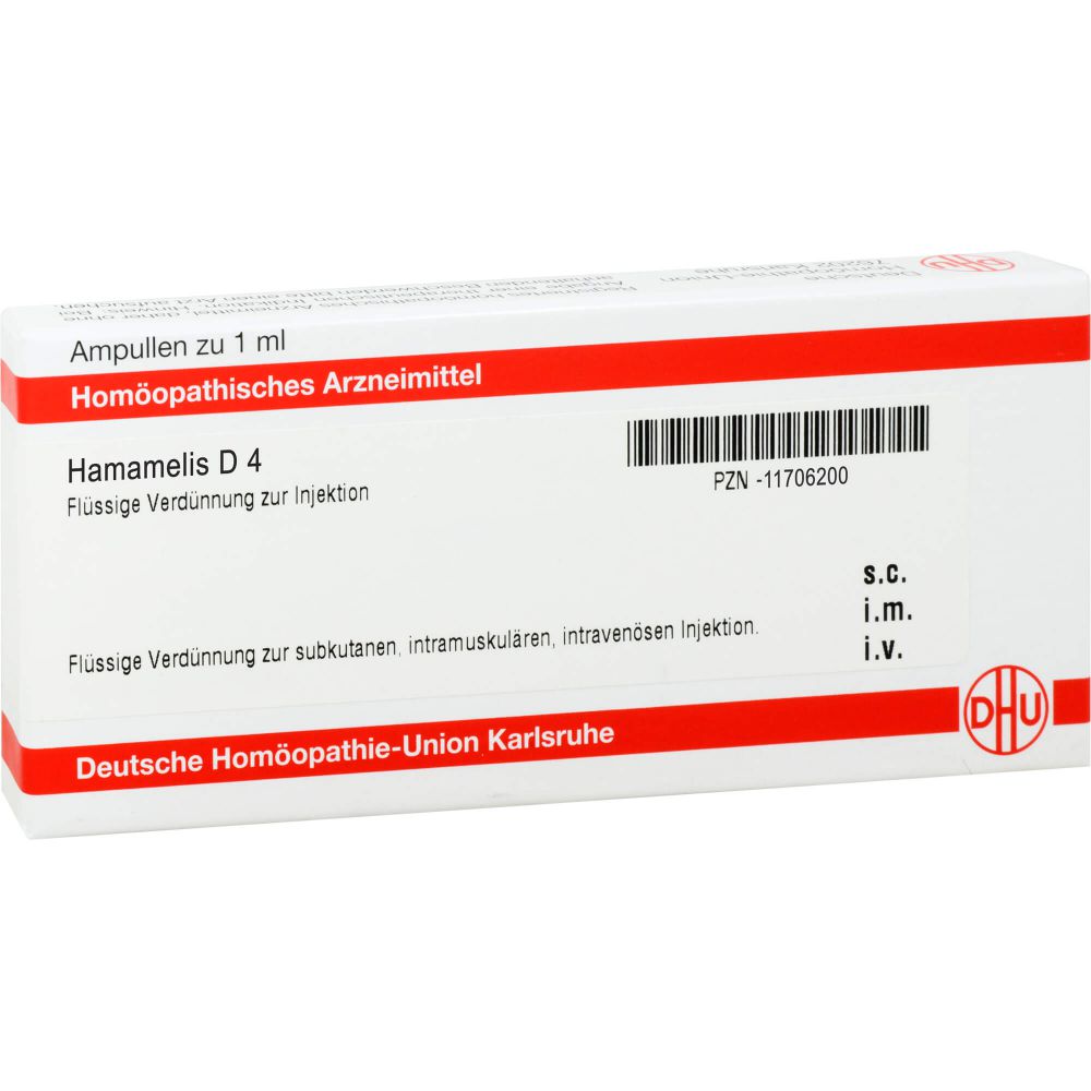 Hamamelis D 4 Ampullen 8 ml 8 ml