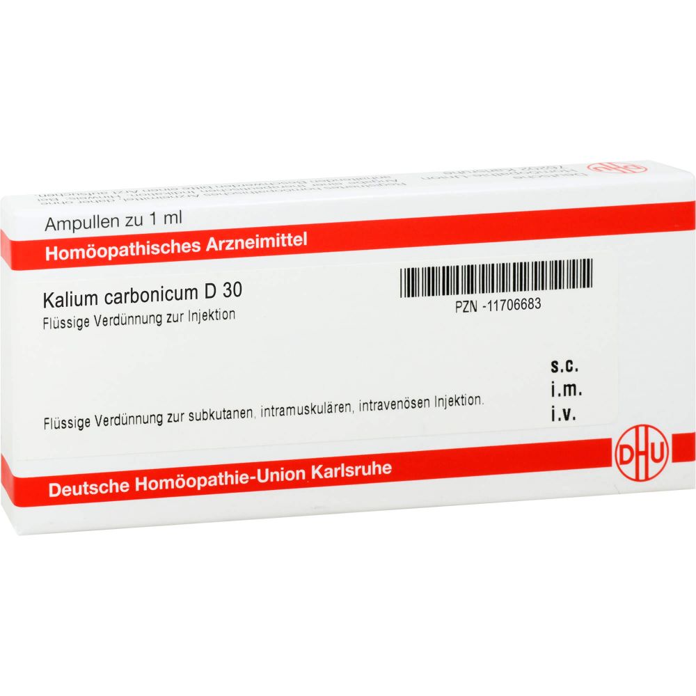 Kalium Carbonicum D 30 Ampullen 8 ml