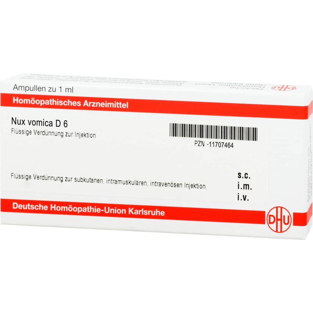 Nux Vomica D 6 Ampullen 8 ml 8 ml