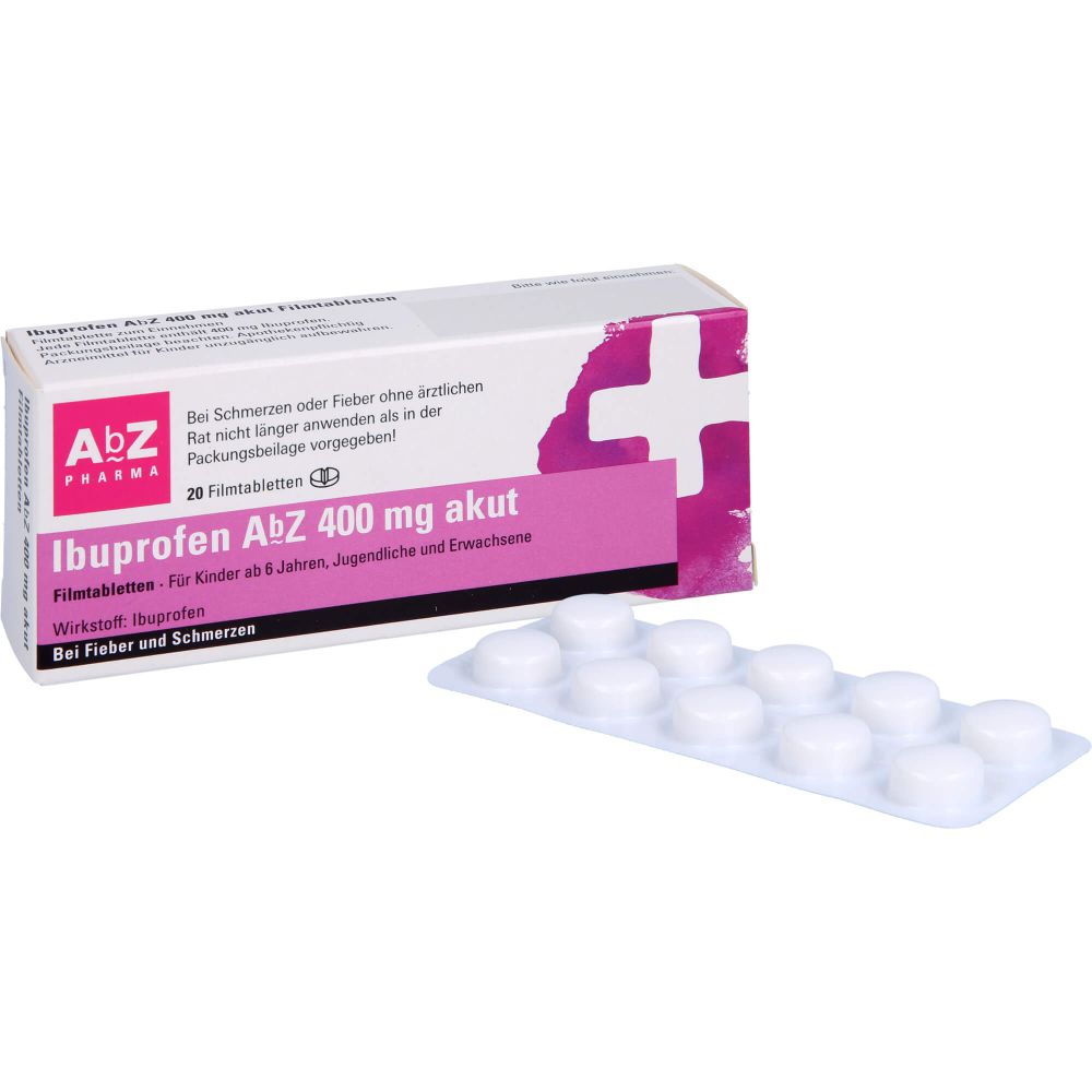 IBUPROFEN AbZ 400 mg akut Filmtabletten