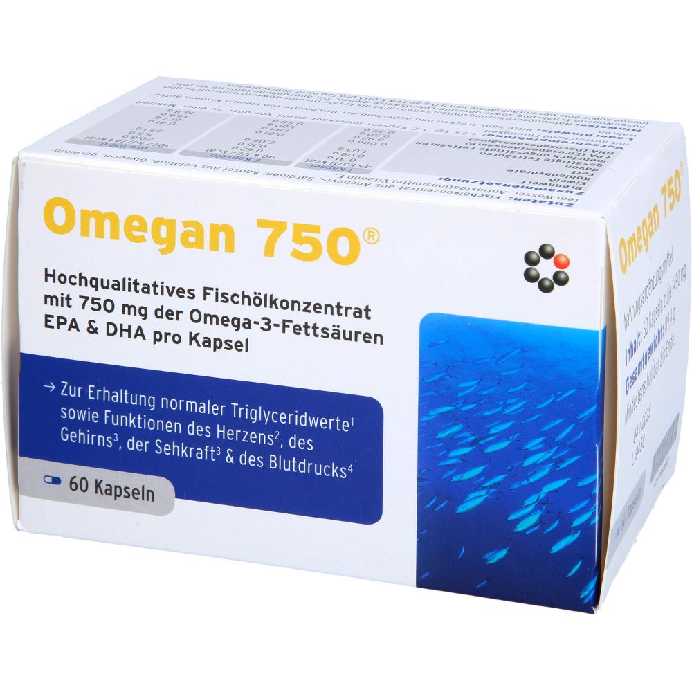 Omegan 750 Weichkapseln 60 St 60 St