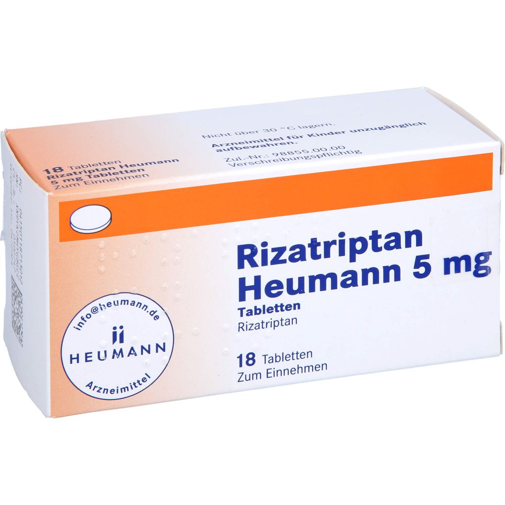 RIZATRIPTAN Heumann 5 mg Tabletten