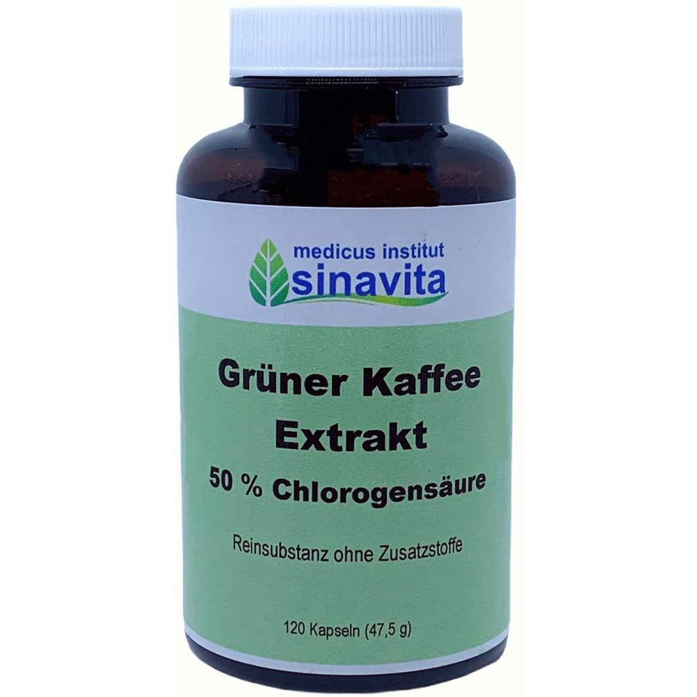 GRÜNER KAFFEE Extrakt 50% Chlorogensäure Kapseln