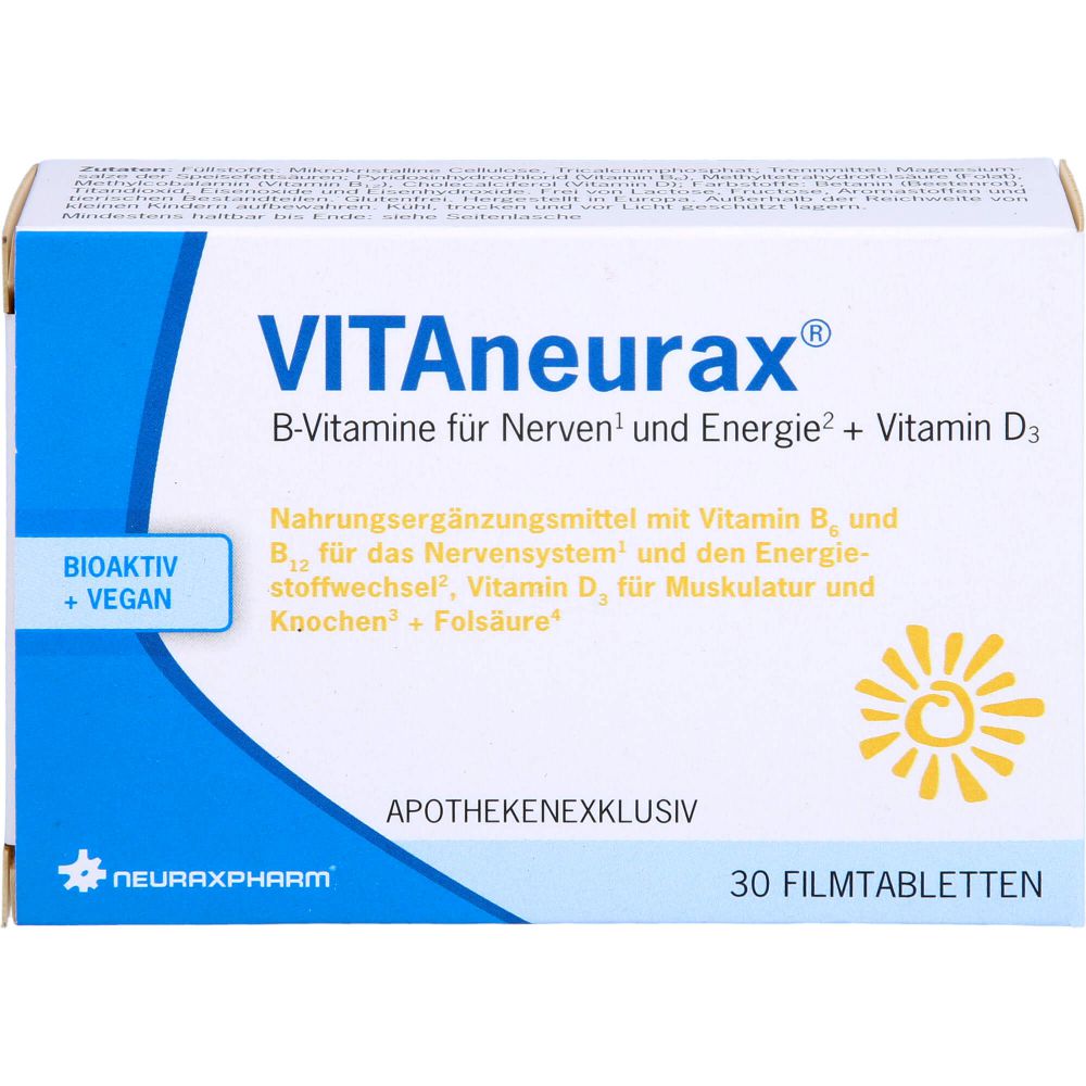 VITANEURAX B-Vitamine+D3 Filmtabletten
