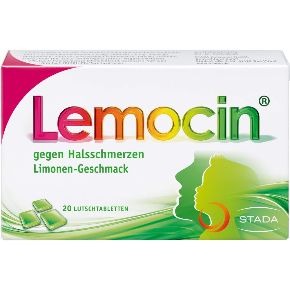 LEMOCIN gegen Halsschmerzen Lutschtabletten