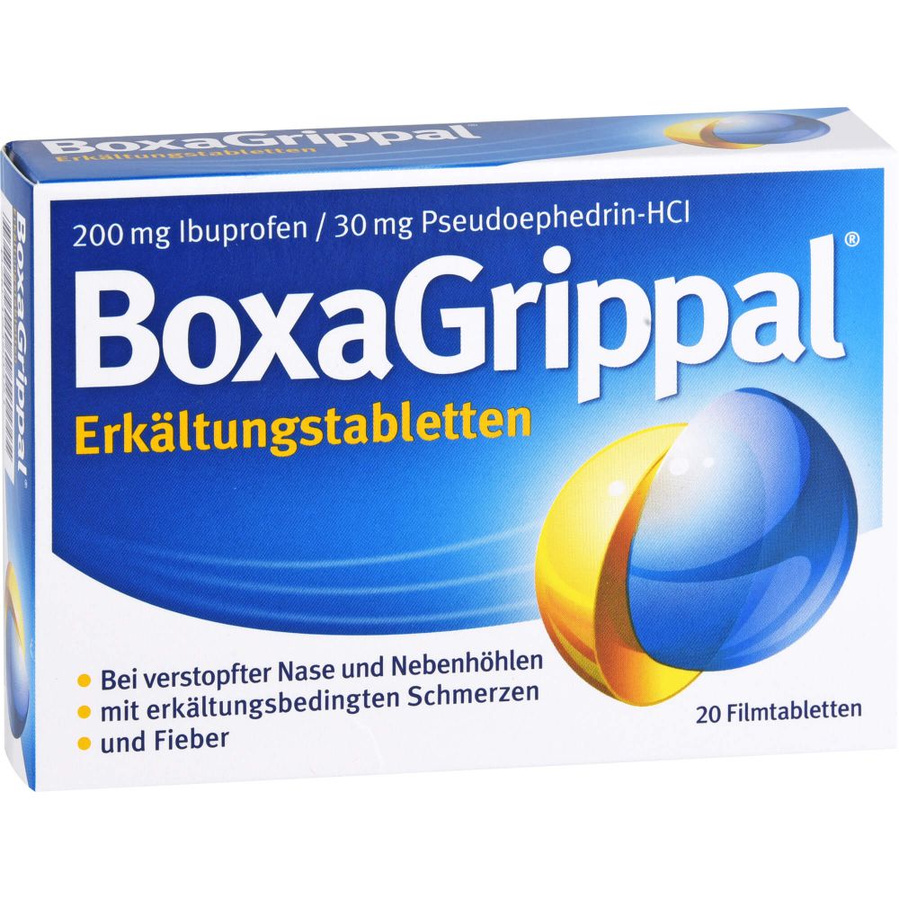 BOXAGRIPPAL Erkältungstabletten 200 mg/30 mg FTA