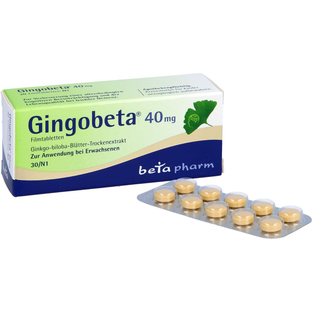 GINGOBETA 40 mg Filmtabletten