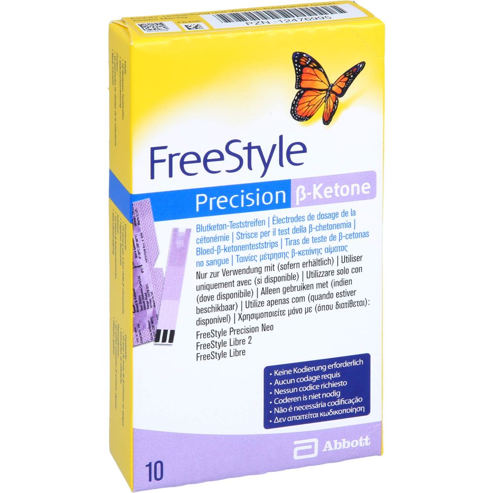 Freestyle Precision ß-Ketone Blutketon Teststreif. 10 St 10 St