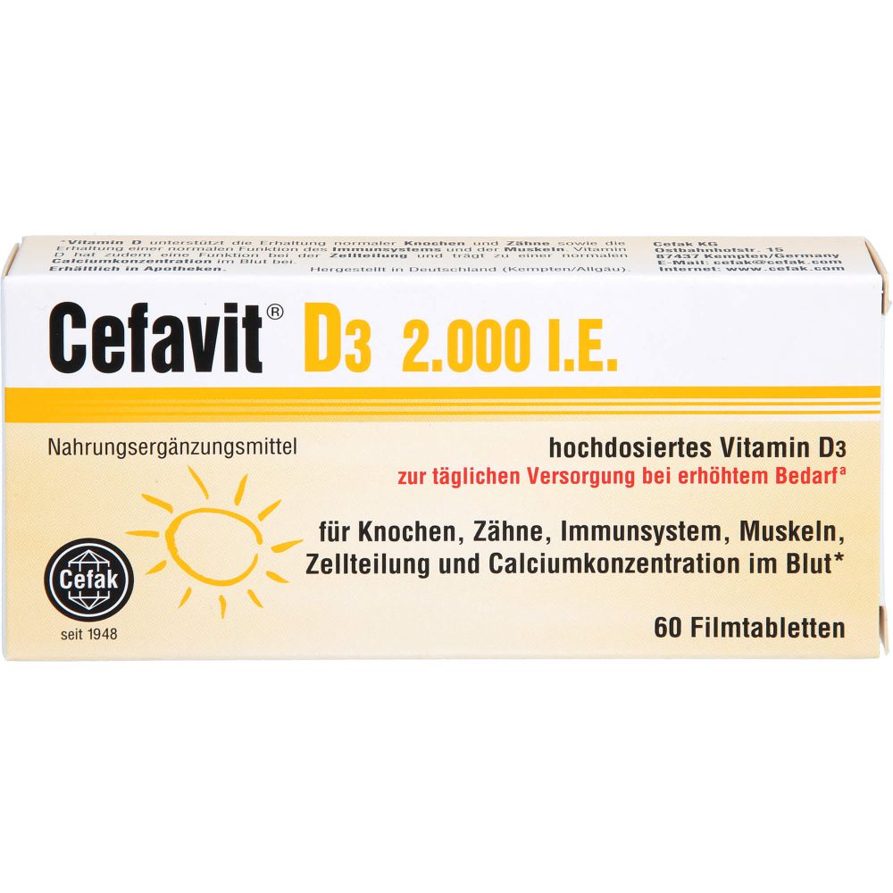 CEFAVIT D3 2.000 I.E. Filmtabletten