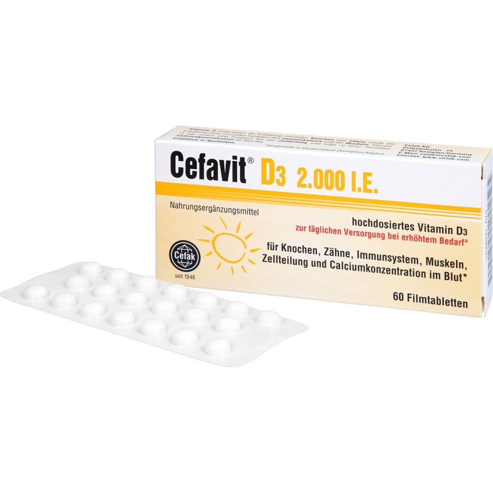 CEFAVIT D3 2.000 I.E. Filmtabletten