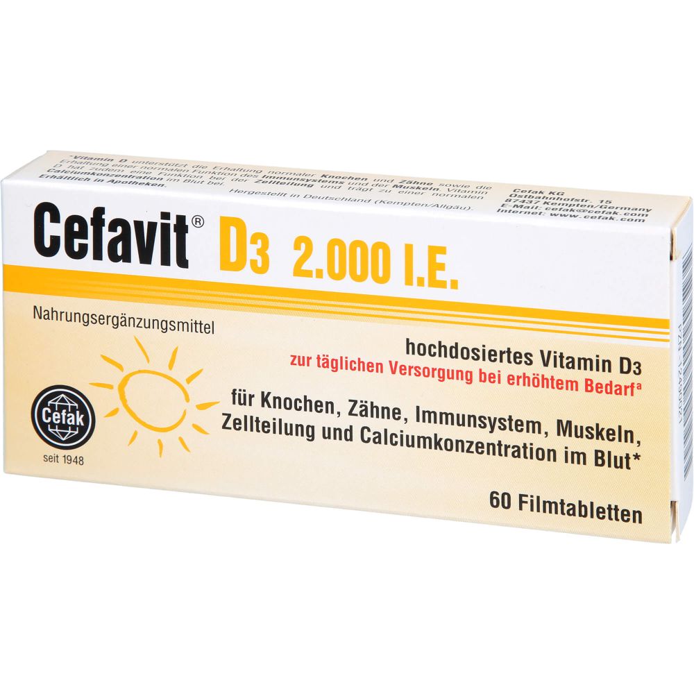 CEFAVIT D3 2.000 I.E. Filmtabletten