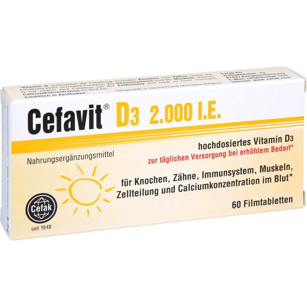 CEFAVIT D3 2.000 I.E. Filmtabletten