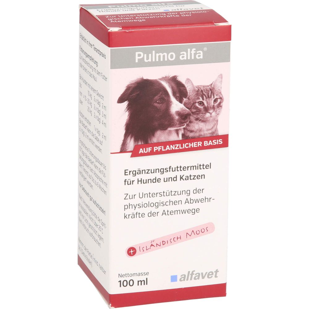 PULMO ALFA Ergänzungsfutterm.flüss.f.Hunde/Katzen