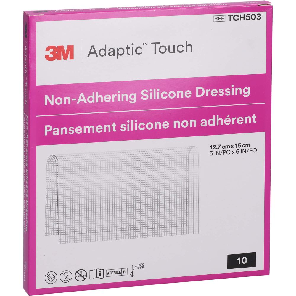 ADAPTIC Touch 12,7x15 cm non-adhe.Sil.Wundauflage