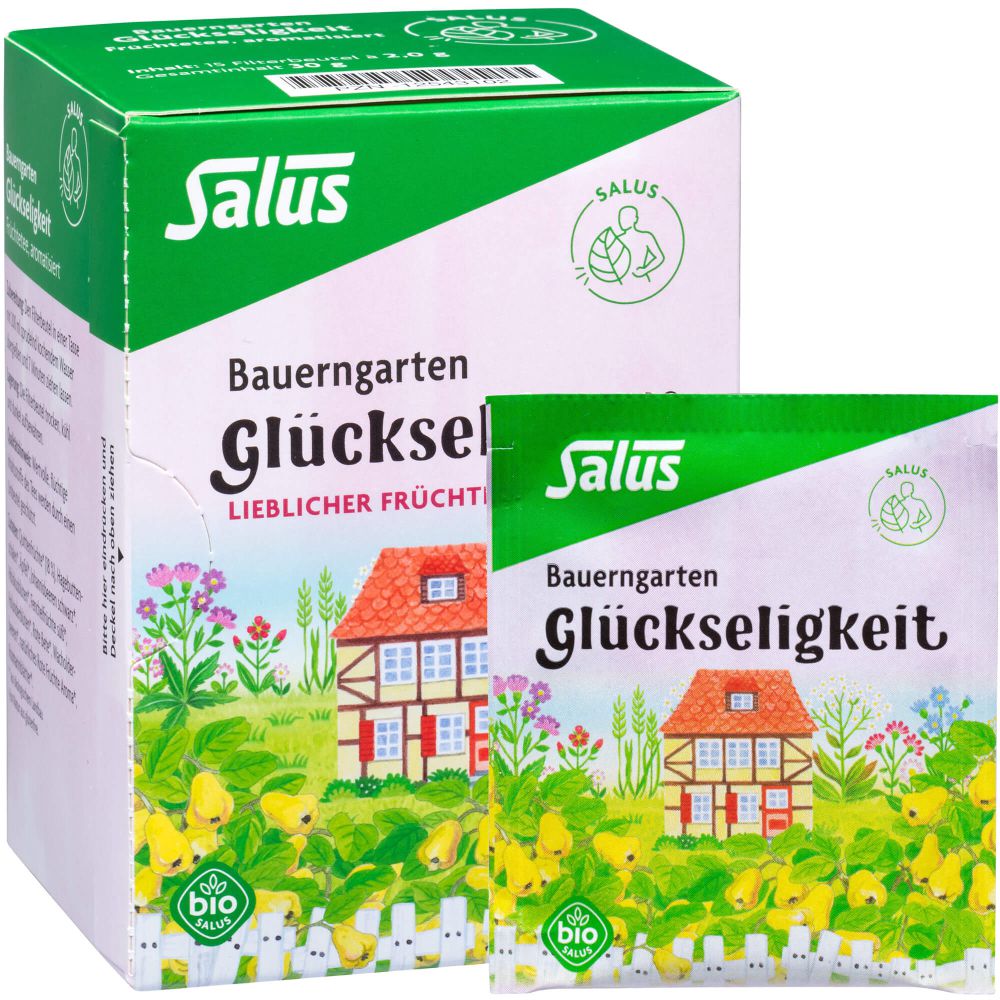 BAUERNGARTEN-Tee Glückseligkeit Früchtetee Salus