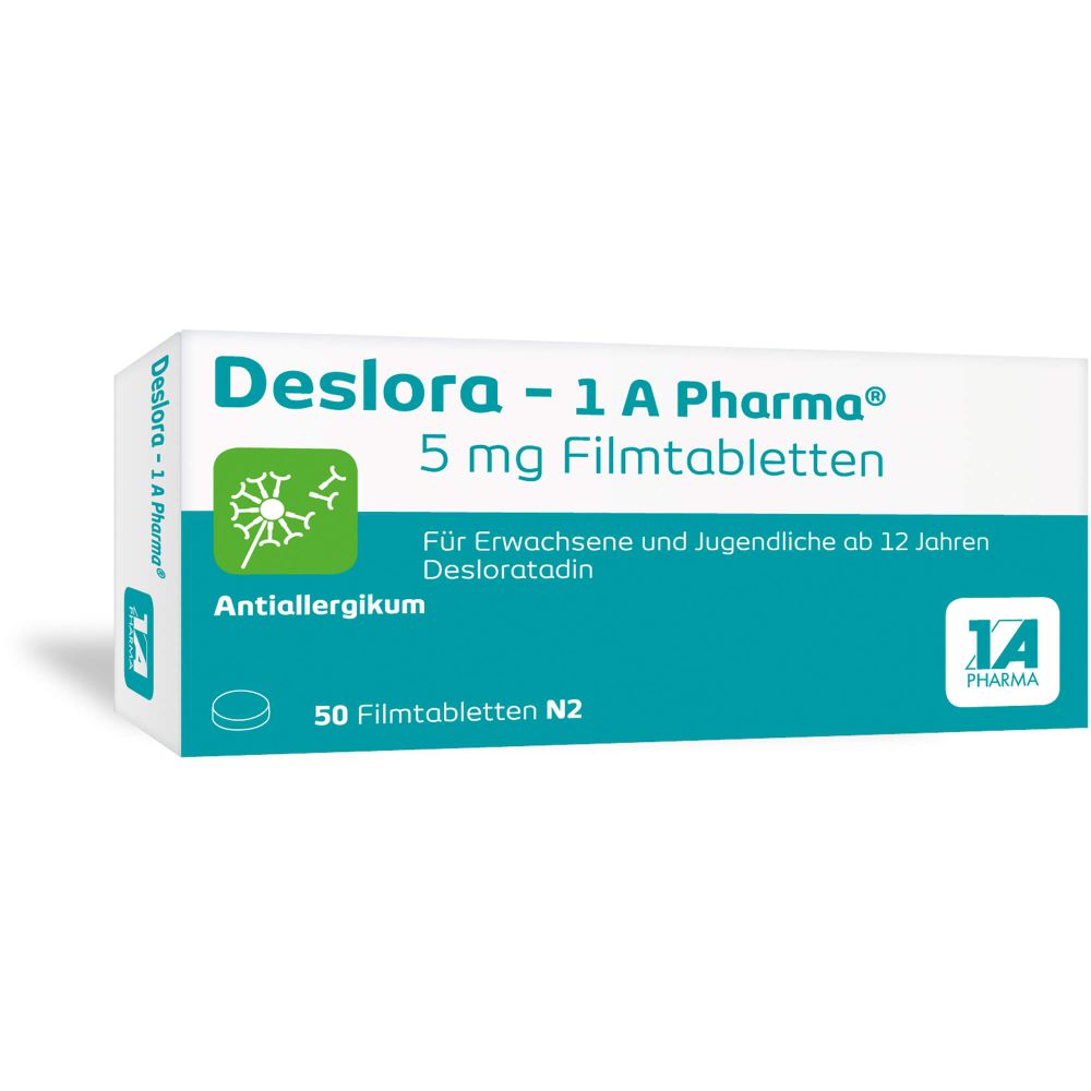 Deslora-1A Pharma 5 mg Filmtabletten 50 St