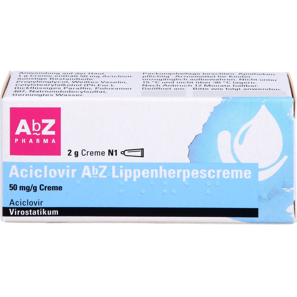 Aciclovir AbZ Lippenherpescreme 2 g