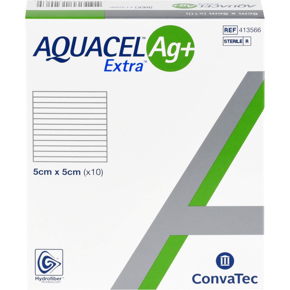 AQUACEL Ag+ Extra 5x5 cm Kompressen