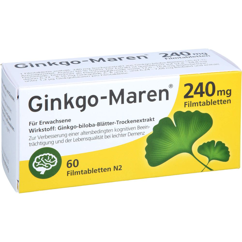 GINKGO-MAREN 240 mg Filmtabletten