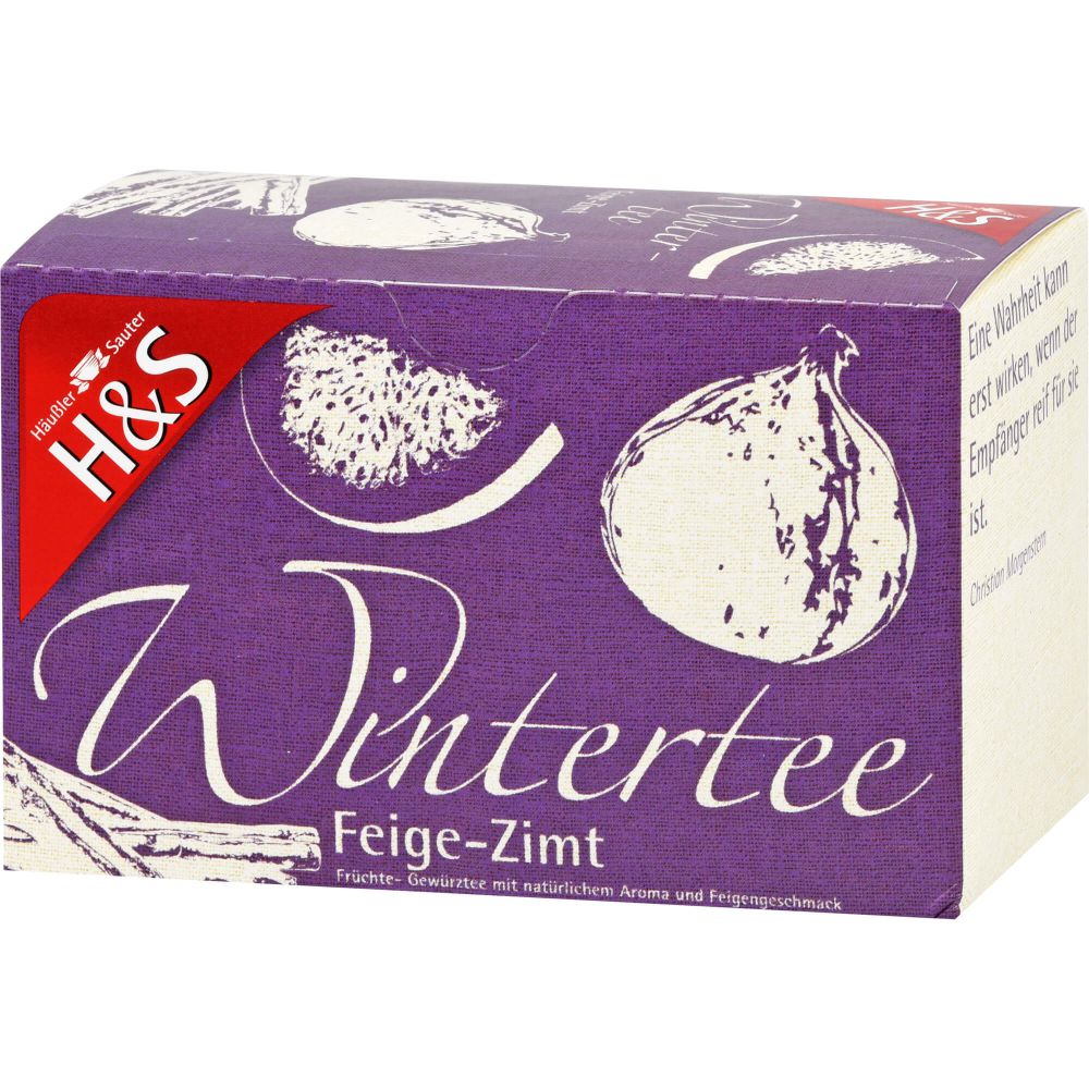 H&S Wintertee Feige-Zimt Filterbeutel