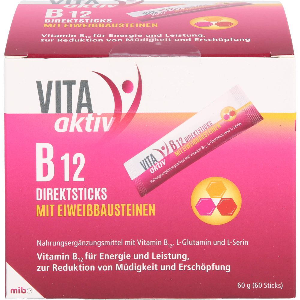 VITA AKTIV B12 Direktsticks mit Eiweißbausteinen