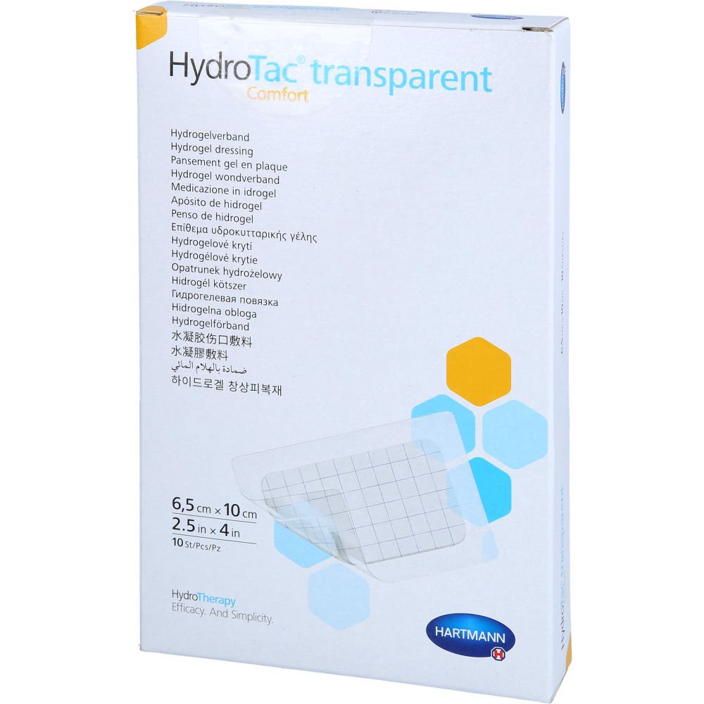 HYDROTAC transparent comfort Hydrogelv.6,5x10 cm