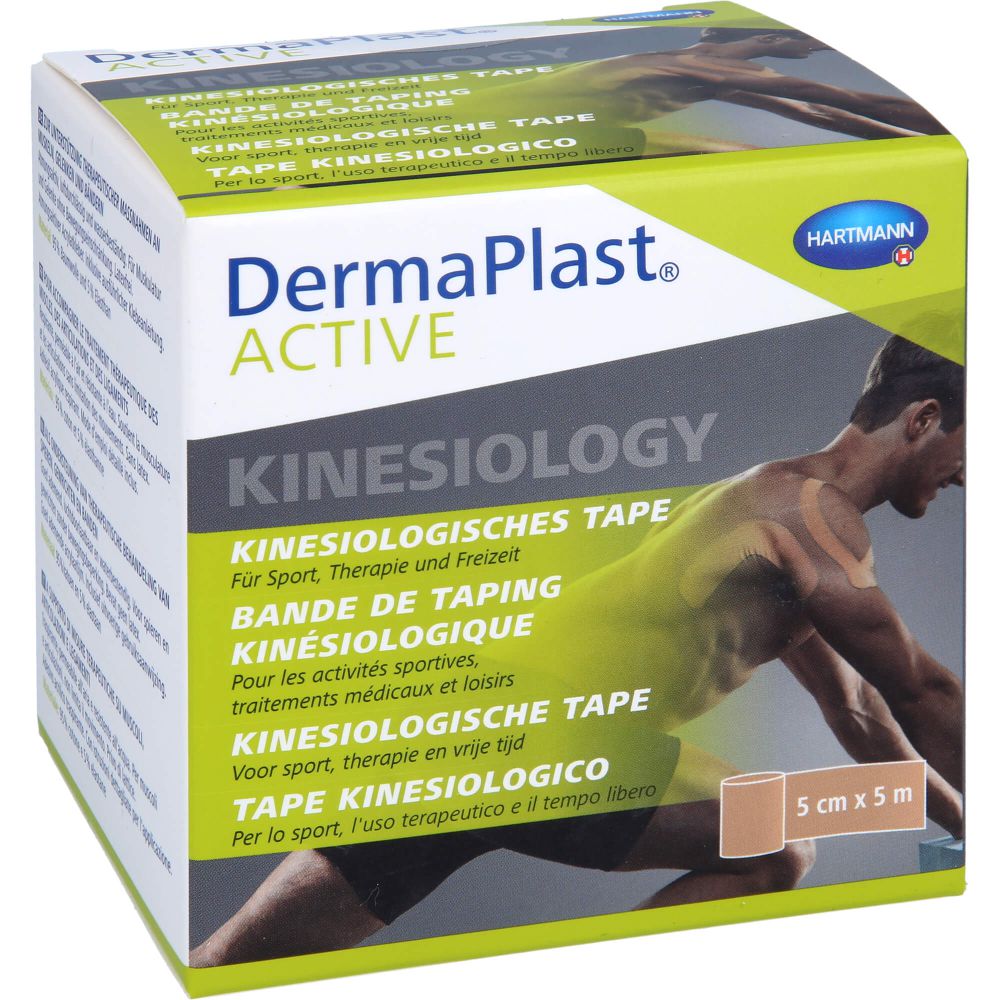 DERMAPLAST Active Kinesiology Tape 5 cmx5 m beige