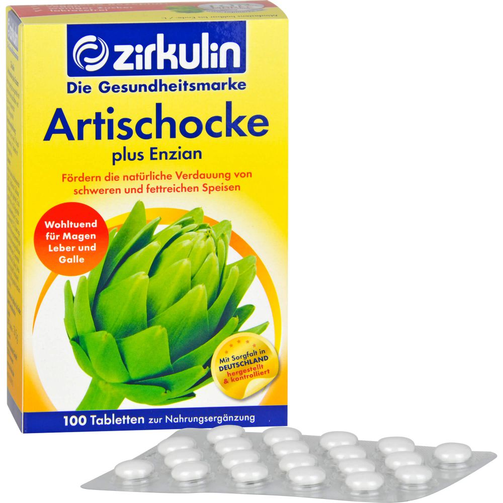 ZIRKULIN Artischocke plus Enzian Tabletten