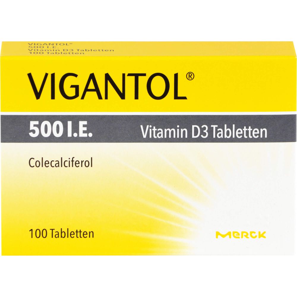 VIGANTOL 500 I.E. Vitamine D3-tabletten