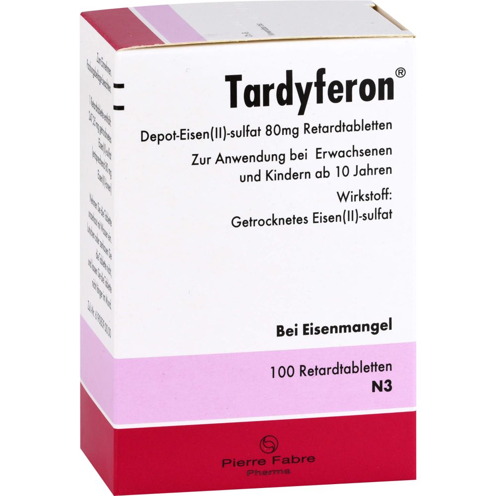 Tardyferon Depot-Eisen(Ii)-sulfat 80 mg Retardtab. 100 St