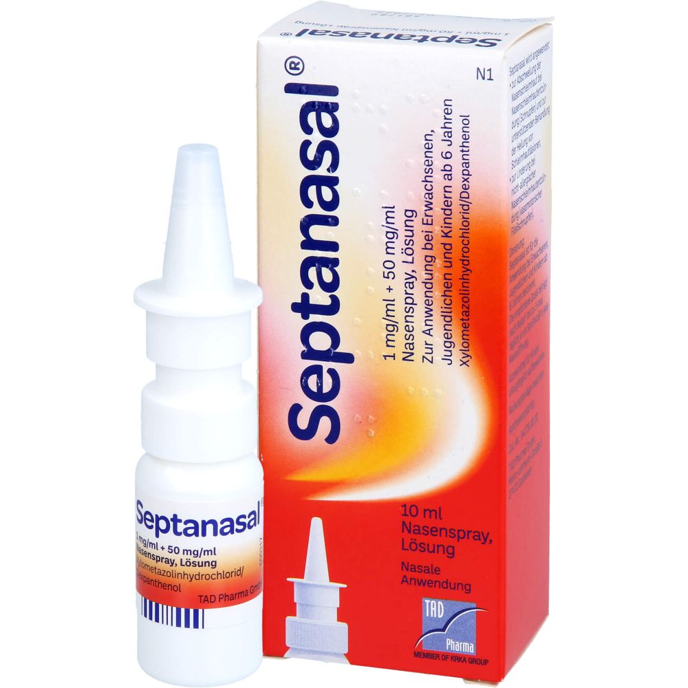 Septanasal 1 mg/ml + 50 mg/ml Nasenspray 10 ml
