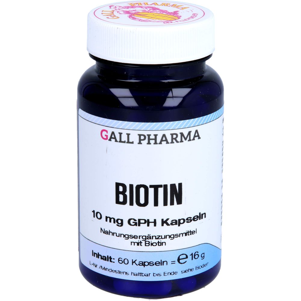 BIOTIN 10 mg GPH Kapseln