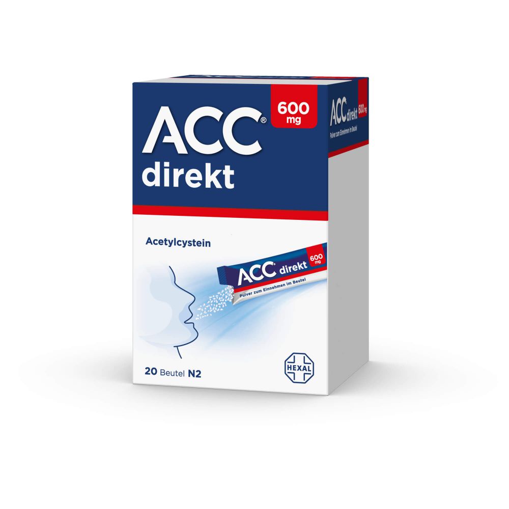 Acc direkt 600 mg Pulver zum Einnehmen im Beutel 20 St