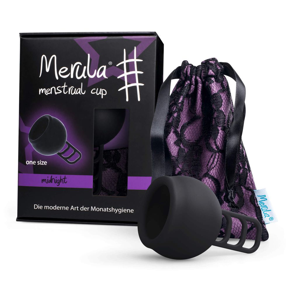 Merula Menstrual Cup Midnight Schwarz 1 St Frau Themen Richard Wagner Apotheke