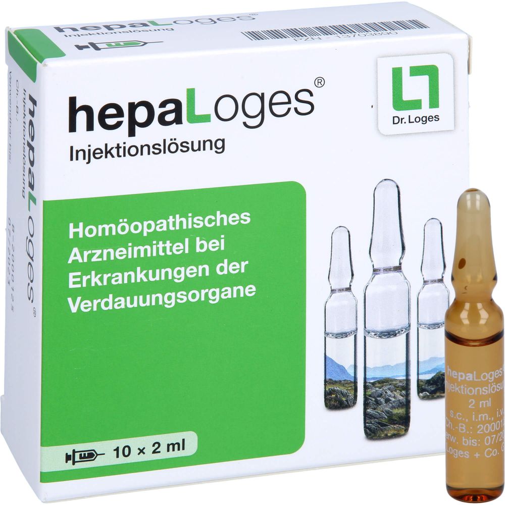 Hepaloges Injektionslösung Ampullen 20 ml
