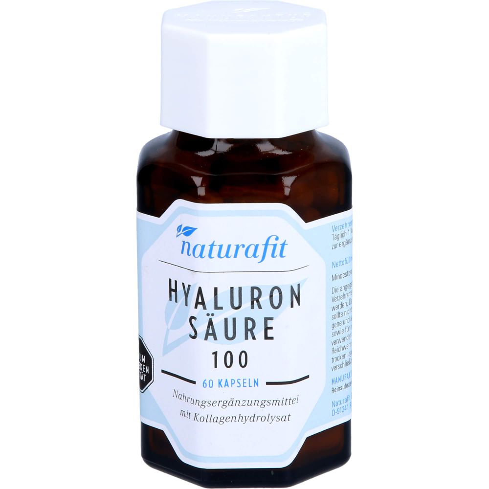 NATURAFIT Hyaluronsäure 100 Kollagenhydrolysat 350