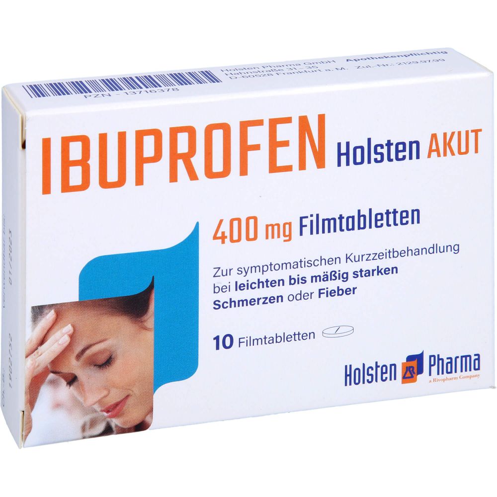 IBUPROFEN Holsten akut 400 mg Filmtabletten