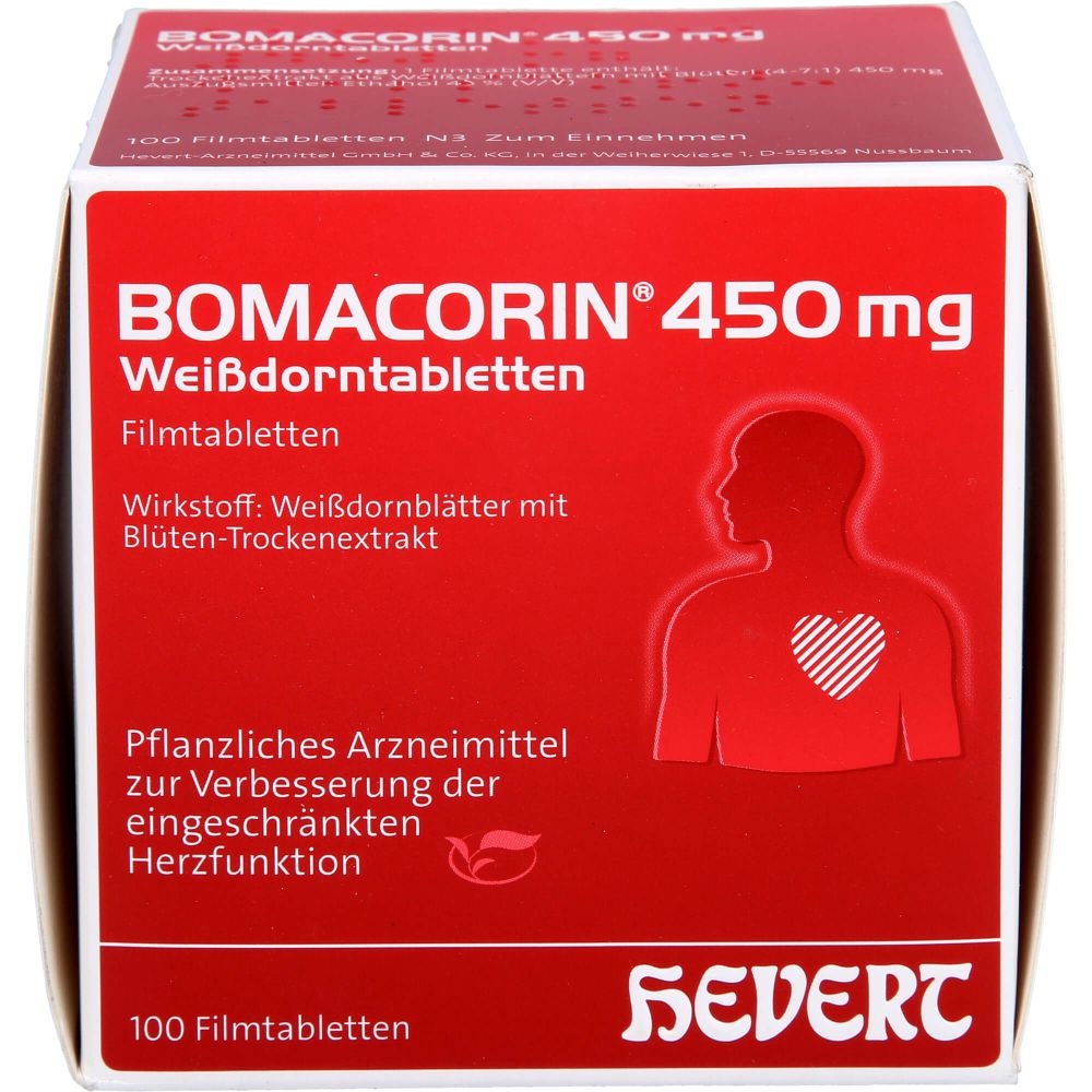 BOMACORIN 450 mg Weißdorntabletten