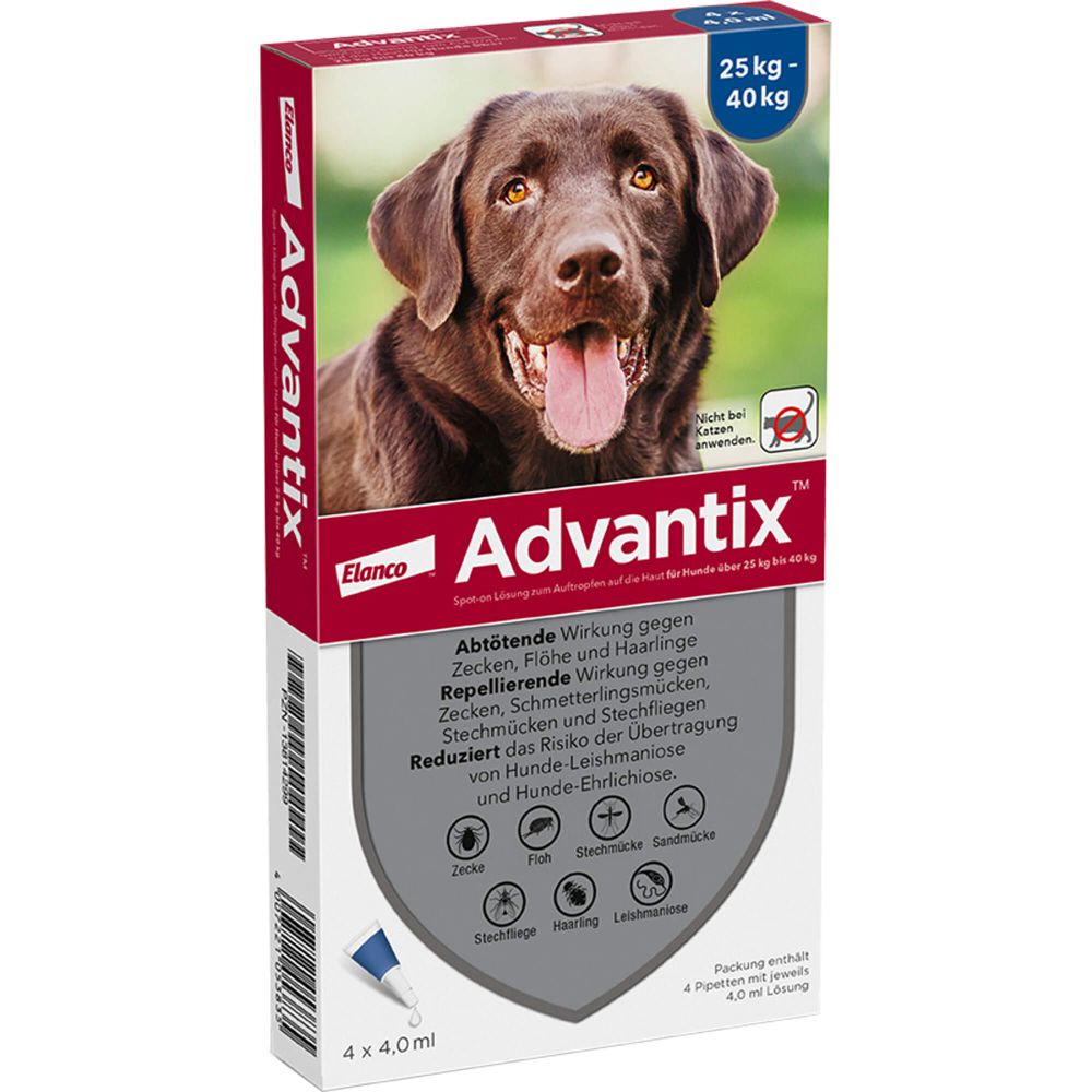 Advantix Spot-on Lsg.z.Auftr.a.d.H.f.Hund 25-40 kg 16 ml