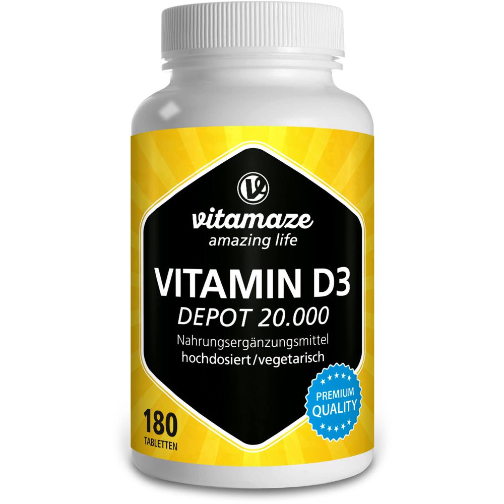 VITAMIN D3 20.000 I.E. Depot hochdosiert Tabletten