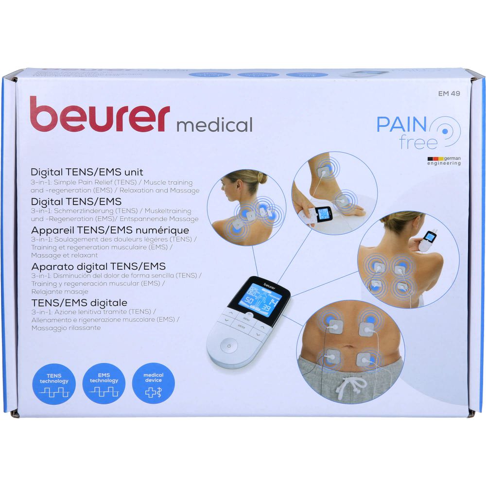 BEURER EM49 Digital TENS/EMS 1 pc. - Medical devices - unsere kleine  apotheke