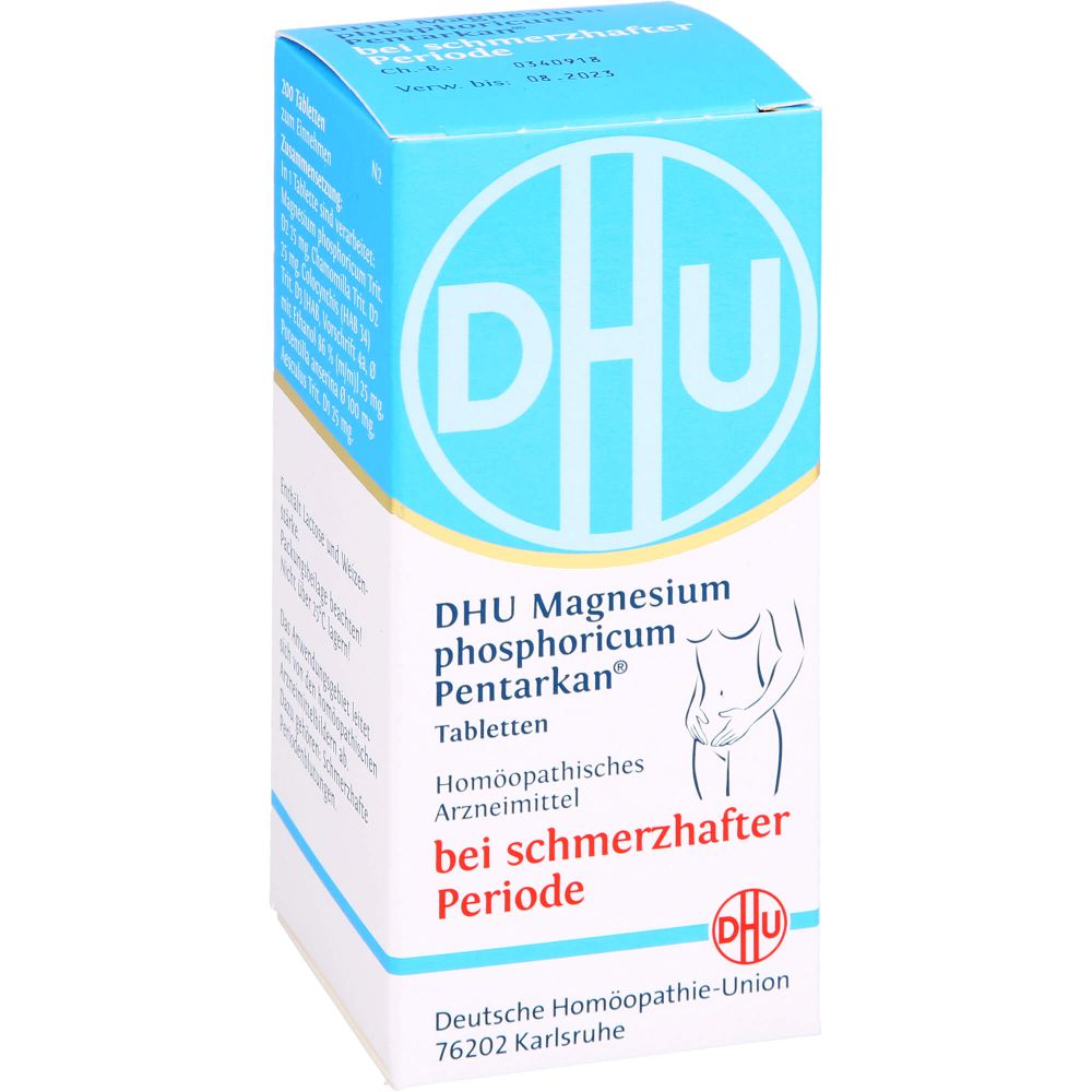 Dhu Magnesium phos.Pentarkan Periodenschmerz Tabl. 200 St